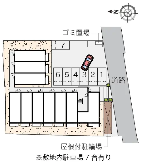 ★手数料０円★富士見市水子 月極駐車場